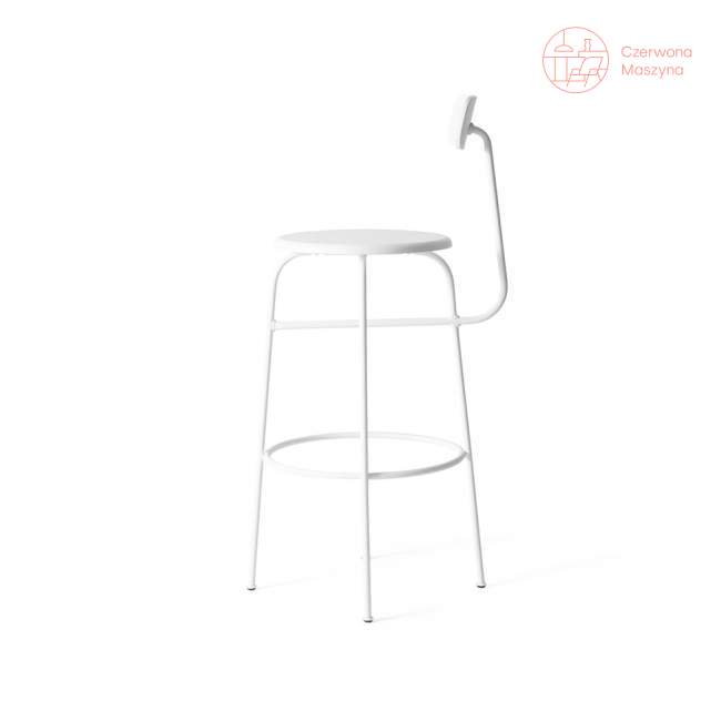 Krzesło barowe Menu Afteroom, białe