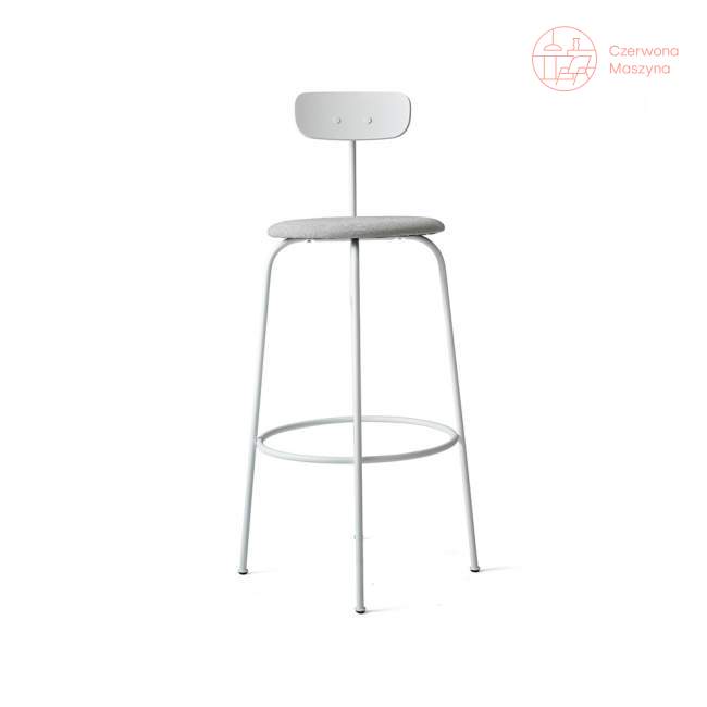 Krzesło barowe Menu Afteroom Kvadrat Basel 102 cm, biały melanż