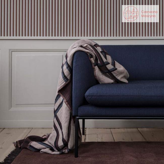 Sofa 3-osobowa ferm Living Turn Wool blue / light grey