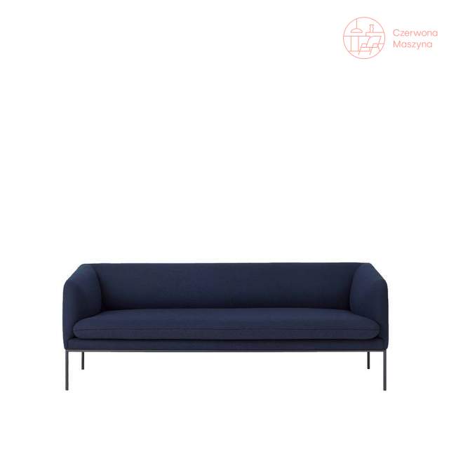 Sofa 3-osobowa ferm Living Turn Wool blue