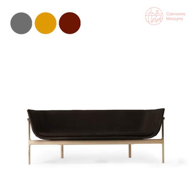 Sofa 3-osobowa Menu Tailor GR4L natural oak / leather