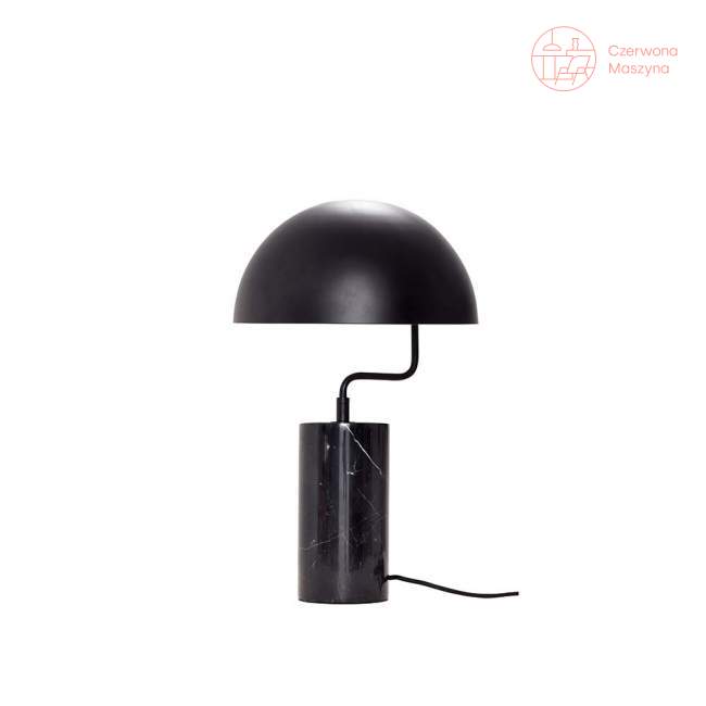 Lampa stołowa Hübsch ENO, czarna