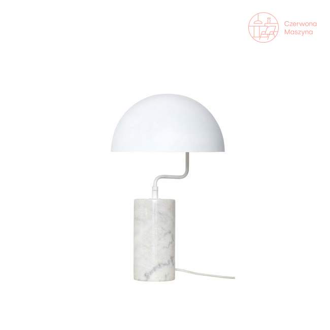 Lampa stołowa Hübsch ENO, biała