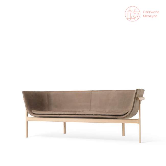 Sofa 3-osobowa Menu Tailor GR1L dark oak / leather