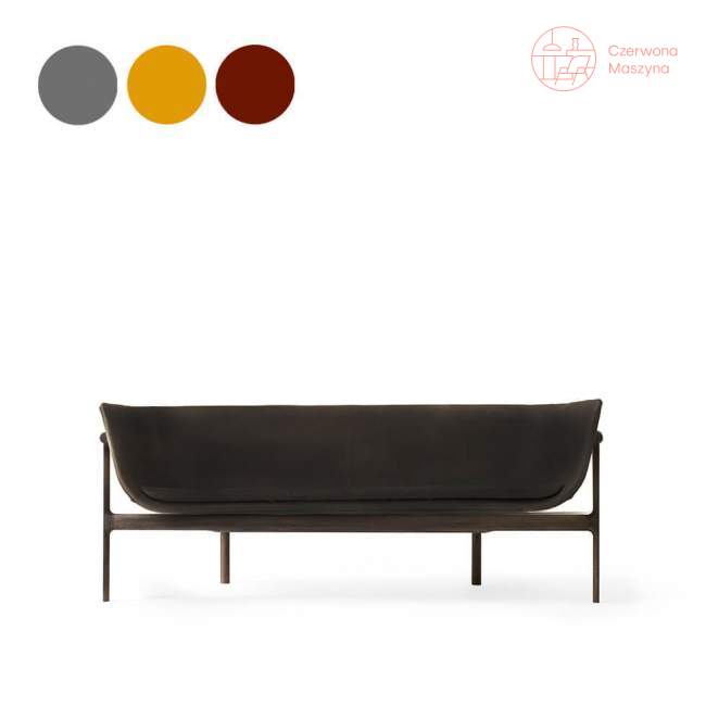Sofa 3-osobowa Menu Tailor GR4L dark oak / leather