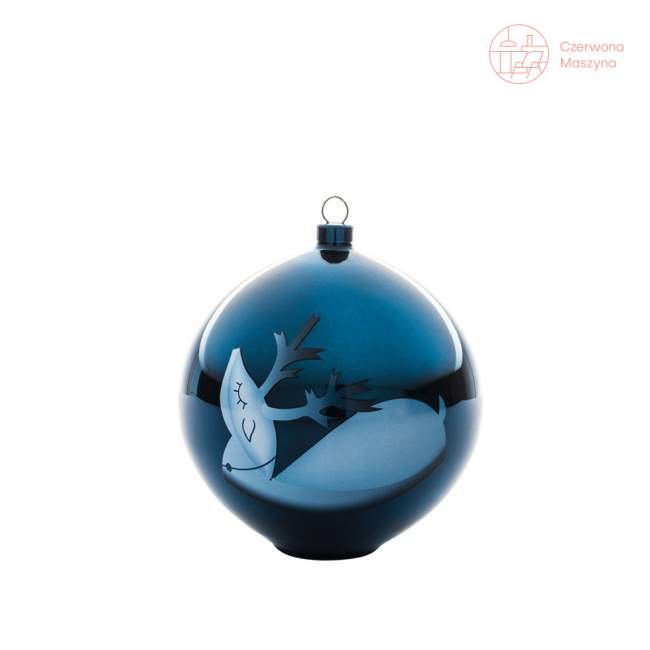 Bombka na choinkę A di Alessi Blue Christmas renifer