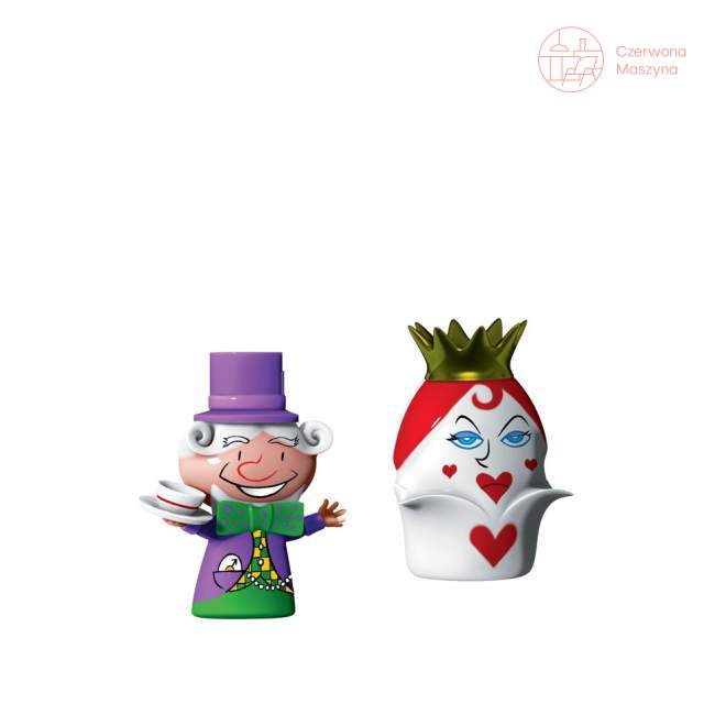 2 Figurki A di Alessi: The Hatter & The Queen of Hearts