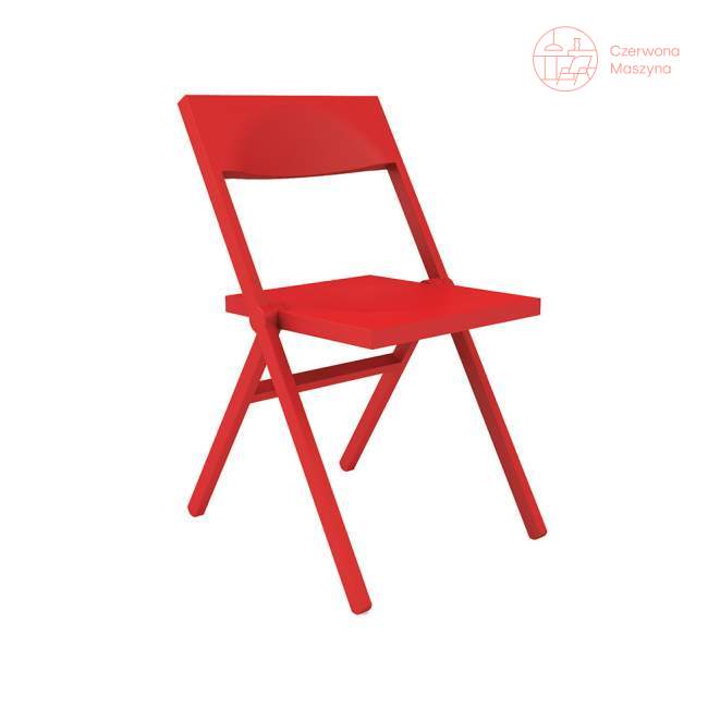 Krzesło składane Alessi Piana, czerwone