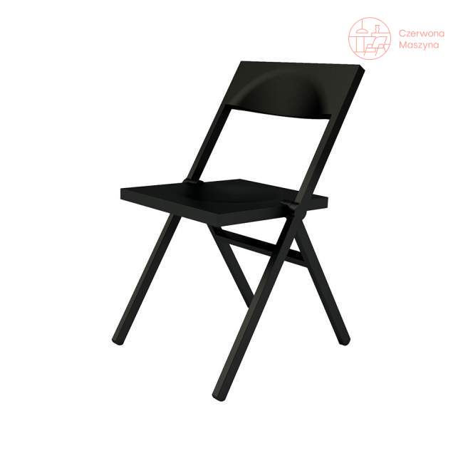 Krzesło składane Alessi Piana, czarne