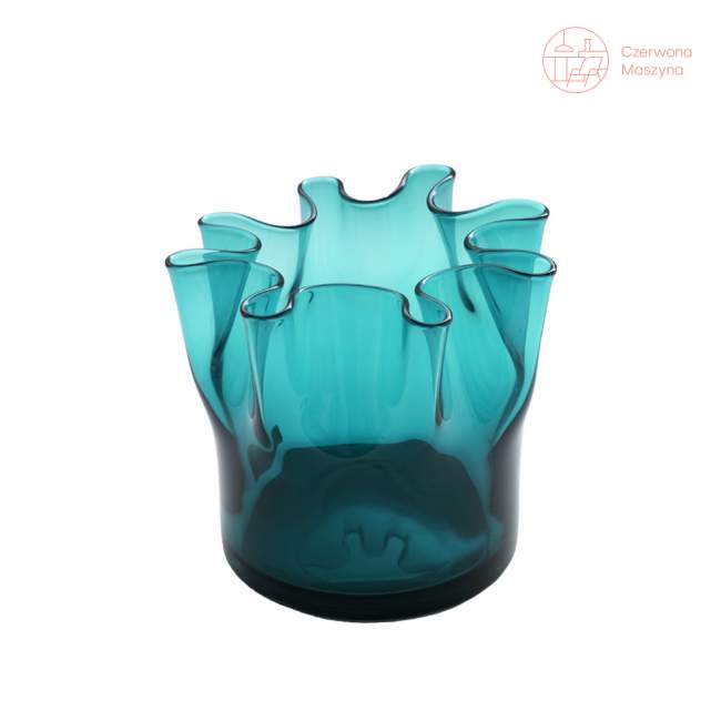 Wazon Serax Folding Vase 18 cm, turkusowy