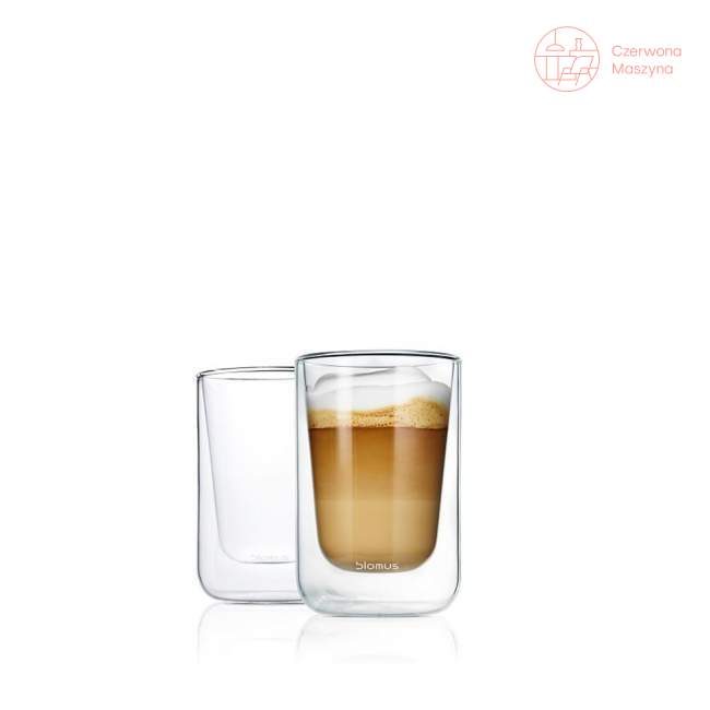 2 szklanki termiczne do cappuccino Blomus Nero