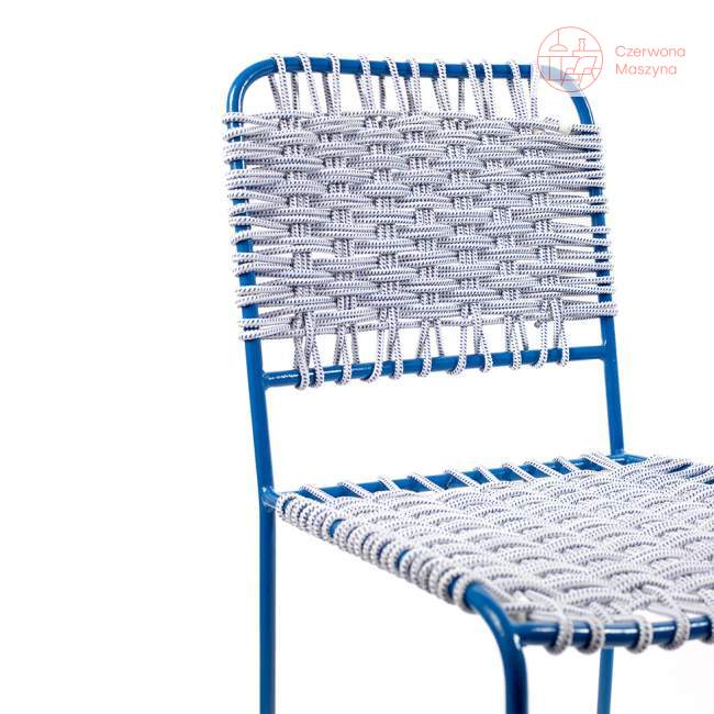 Krzesło Serax Bistrot, niebieskie