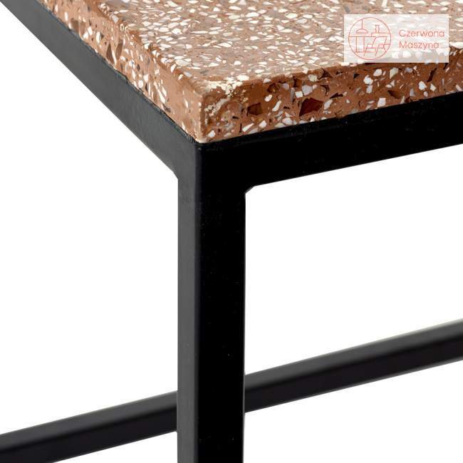 Stolik pomocniczy Serax Terrazzo 90 x 100 cm, brązowy