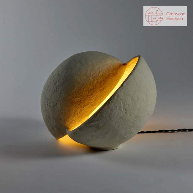 Lampa stołowa w kształcie kuli Serax Earth, 25 cm, biała
