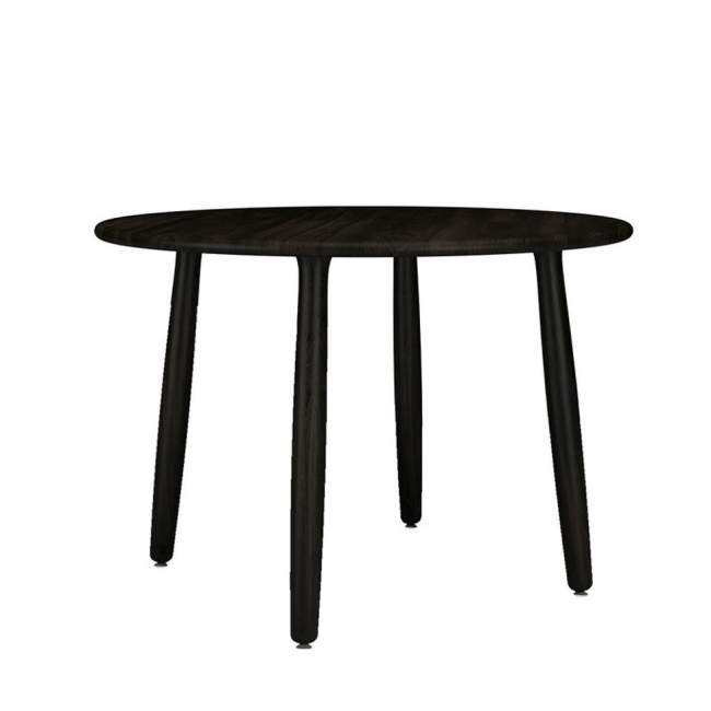 Stół Loft Decora BOL Ø125 cm, dąb czerniony