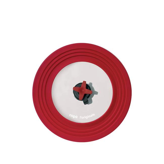 Przykrywka z regulacją Pavoni Cope Ø 30 cm, czerwona