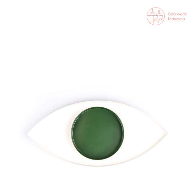 Taca metalowa Doiy The Eye, White and Green