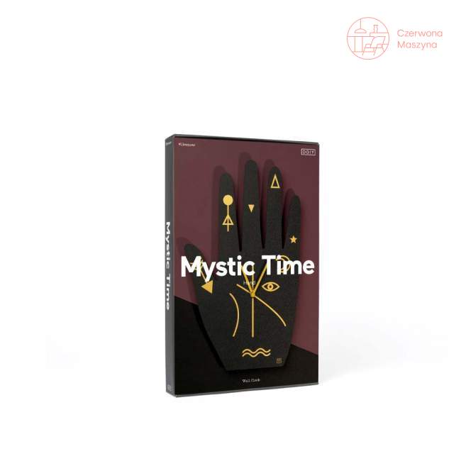 Zegar ścienny Doiy Mystic Time, black