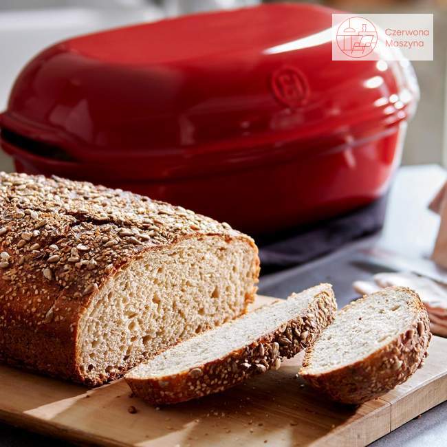 Forma do pieczenia chleba Emile Henry Artisan, 3,35 l, czerwona