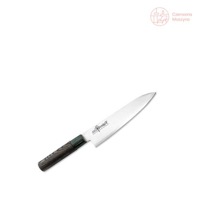 Nóż szefa kuchni Tojiro Zen 18 cm, z kasztanową rękojeścią