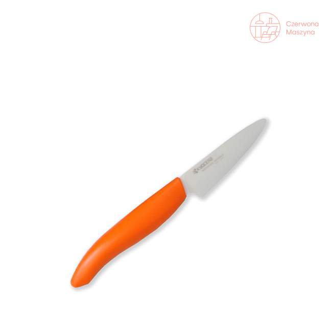 Nóż do obierania Kyocera White Series 7,5 cm, pomarańczowy