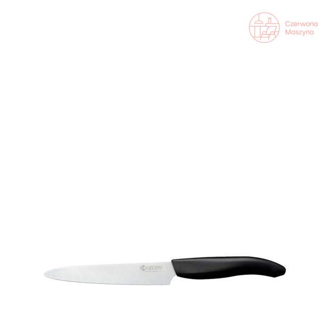 Nóż uniwersalny Kyocera White 12,5 cm, ząbkowany