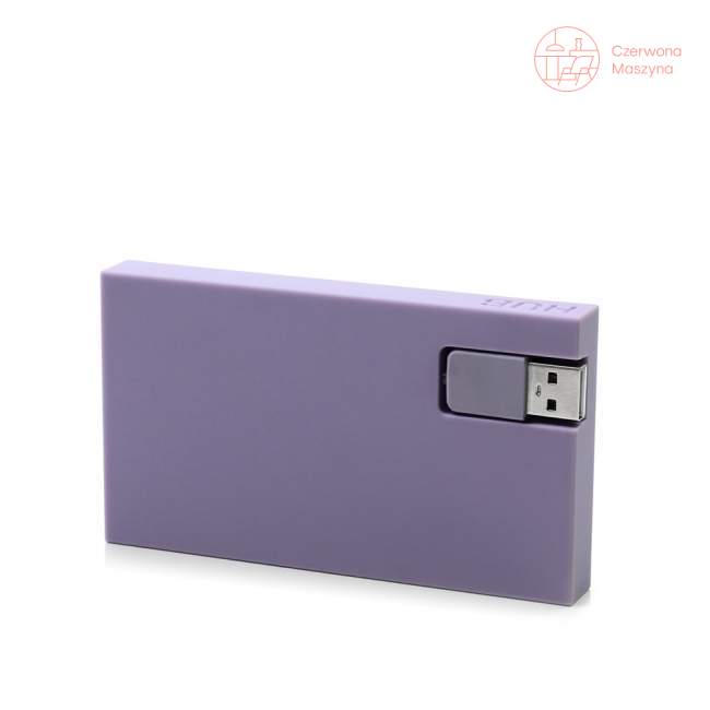 Rozdzielacz USB i czytnik kart SD Lexon Buro fioletowy