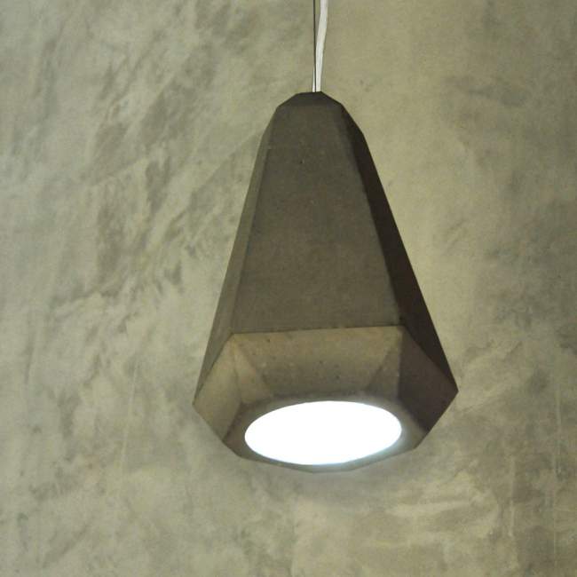 Lampa wisząca Innermost Portland Ø 19 cm, beton