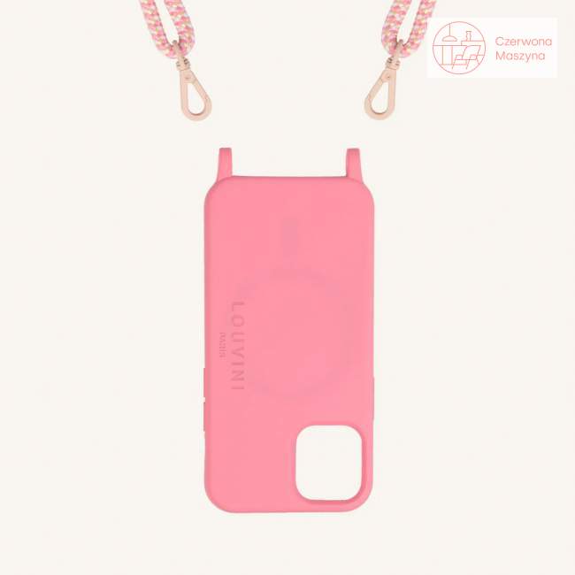 Etui na telefon Louvini Paris Milo iPhone 12 Mini, różowy