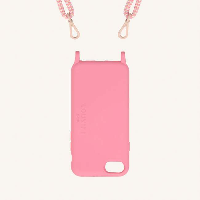 Etui na telefon Louvini Paris Milo iPhone 6/7/8/SE (2 i 3 generacja), różowy
