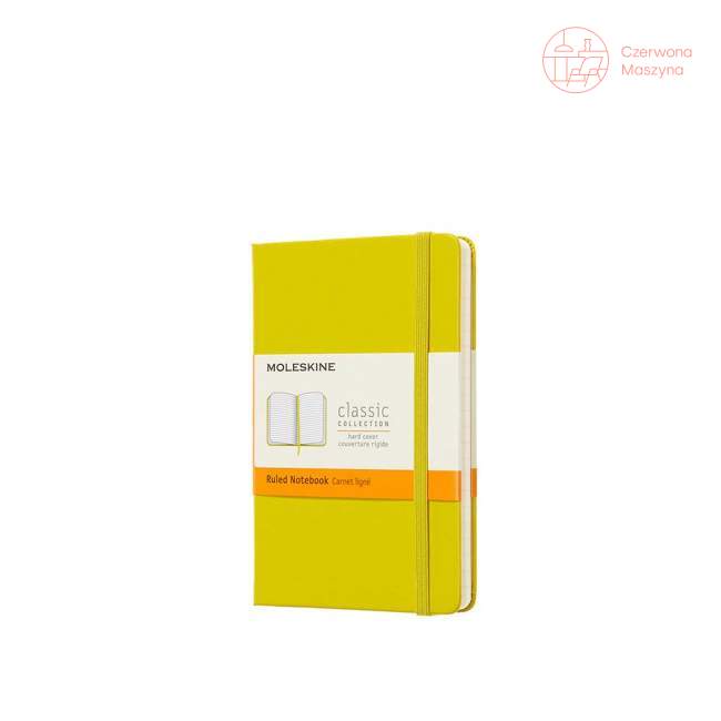 Notes Moleskine Classic P w linie, twarda oprawa, 192 strony, dandelion yellow