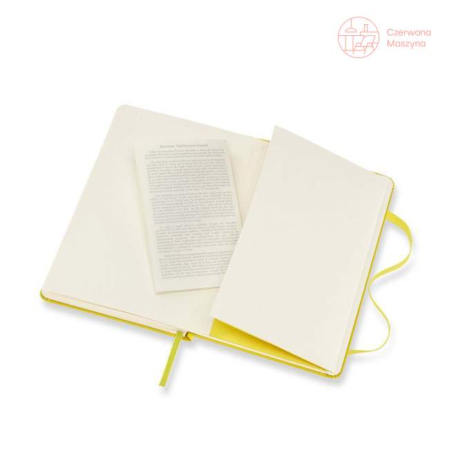 Notes Moleskine Classic P w linie, twarda oprawa, 192 strony, dandelion yellow