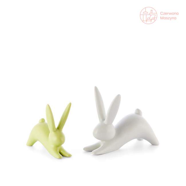 Figurka ceramiczna Philippi, zielony królik
