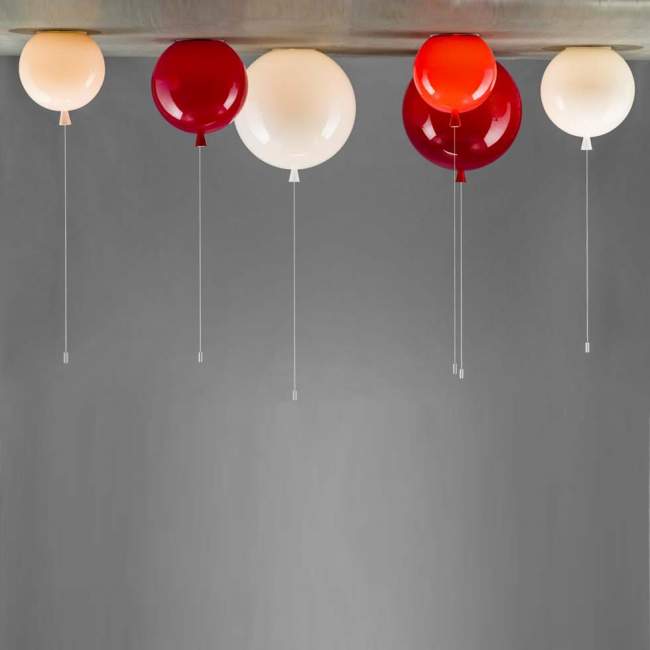 Lampa wisząca Brokis Memory Balonik Ø 40 cm, czerwona