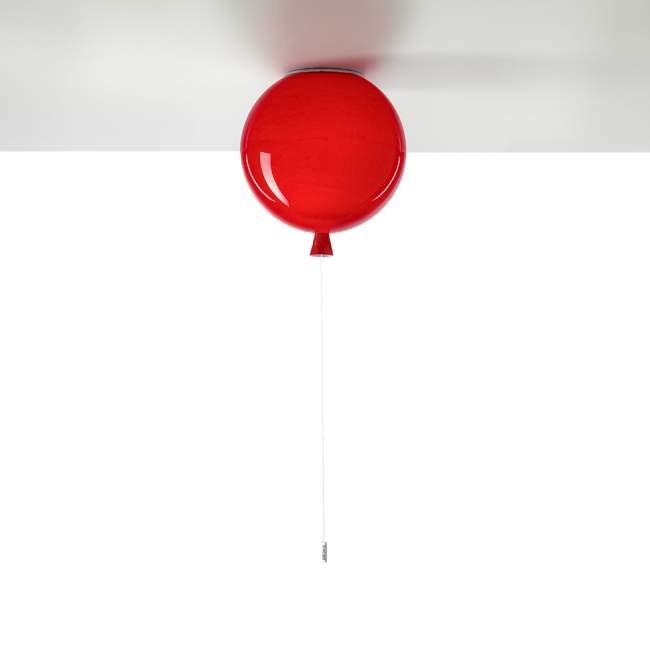 Lampa wisząca Brokis Memory Balonik Ø 30 cm, czerwona