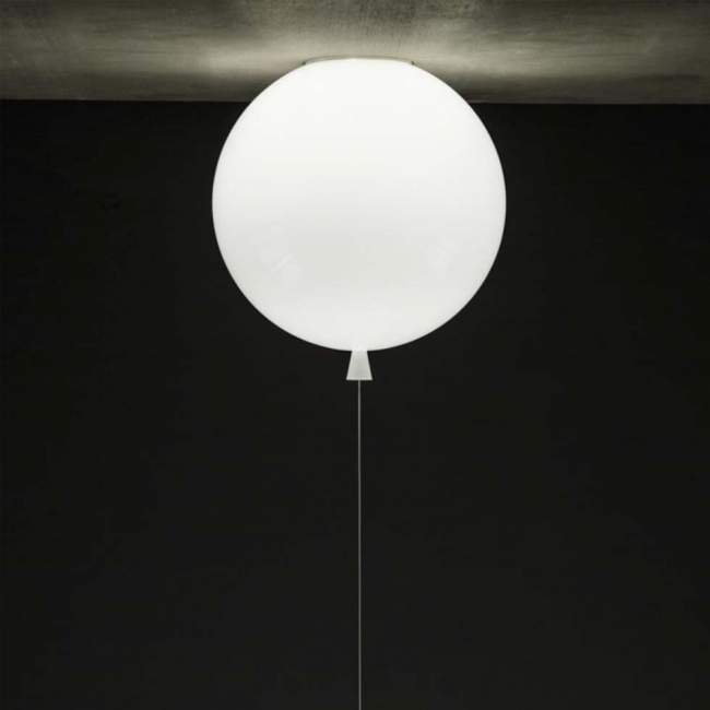 Lampa wisząca Brokis Memory Balonik Ø 30 cm, turkusowa