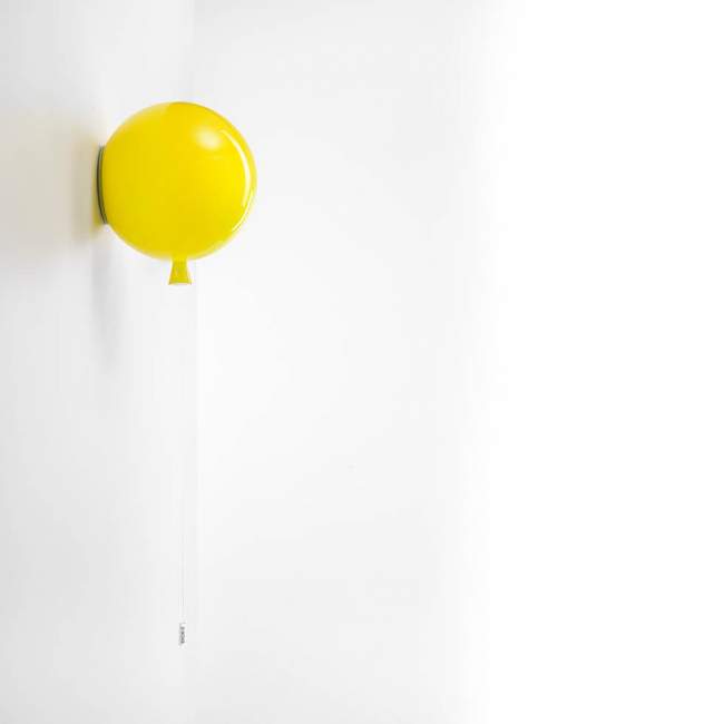 Kinkiet Brokis Memory Balonik Ø 25 cm, żółty