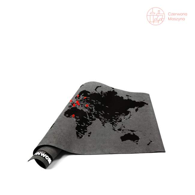 Mapa Palomar Pin World XL – black