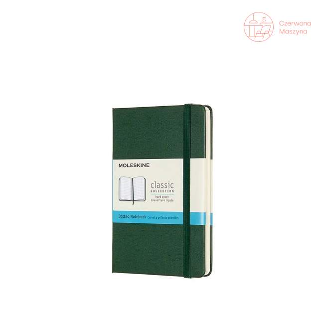 Notes Moleskine Classic P gładki, twarda oprawa, 192 strony, myrtle green