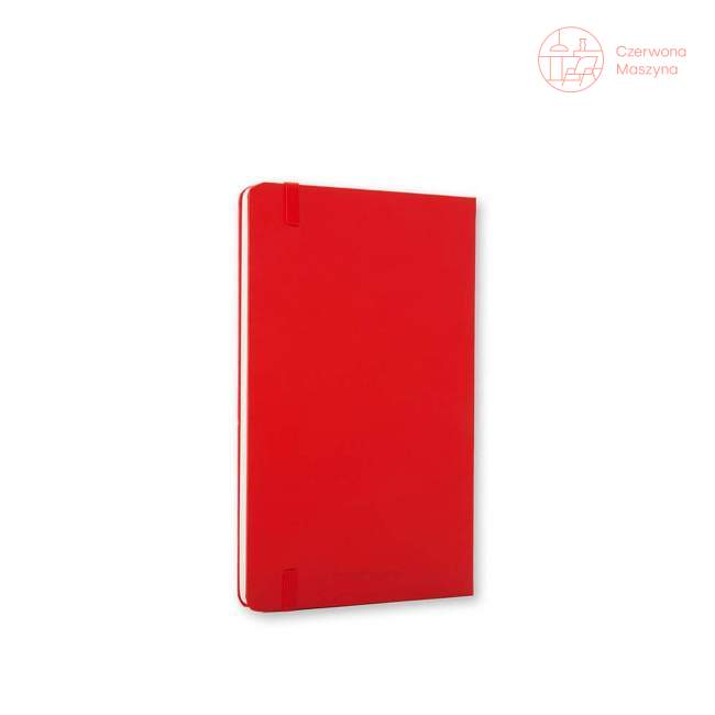 Notes Moleskine Classic P gładki, twarda oprawa, 192 strony, czerwony
