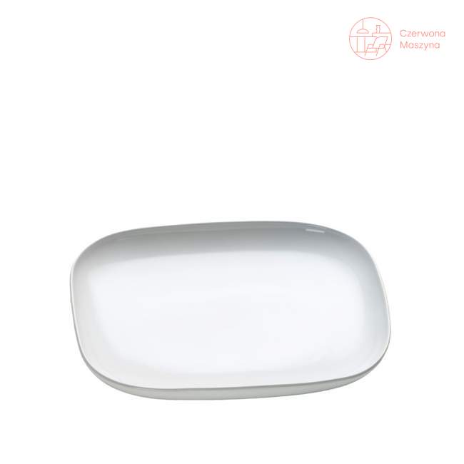 Talerz deserowy Alessi Ovale 20,5 cm, biały