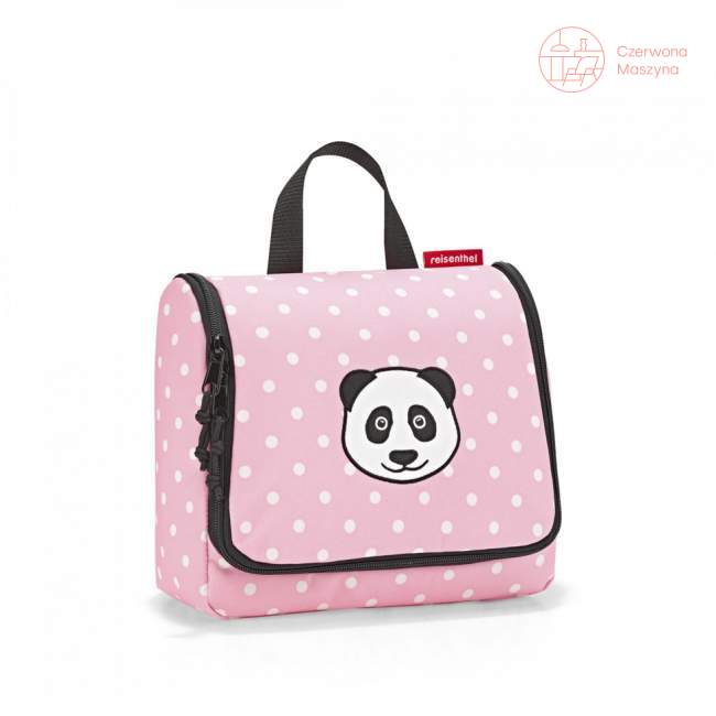 Kosmetyczka Reisenthel Toiletbag kids panda dots, pink