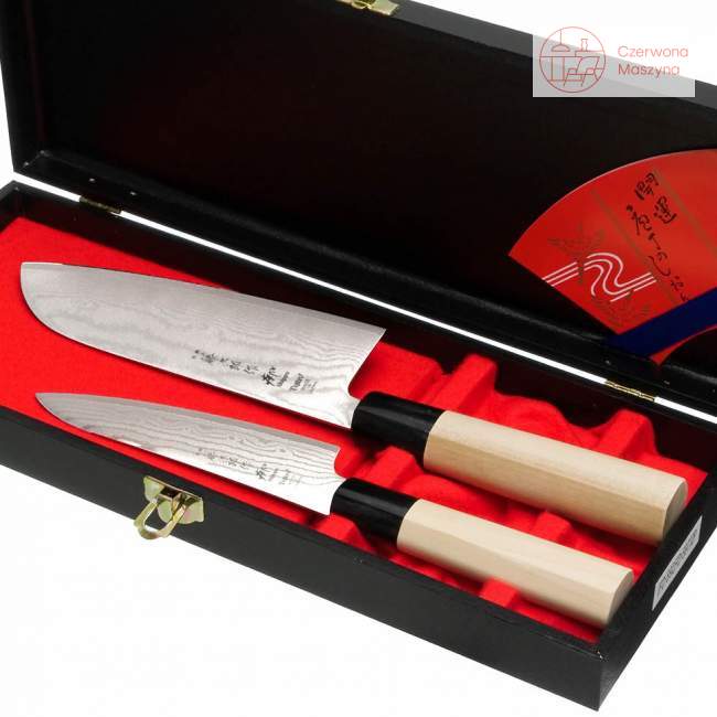 Zestaw: Nóż uniwersalny i nóż Santoku Tojiro Shippu