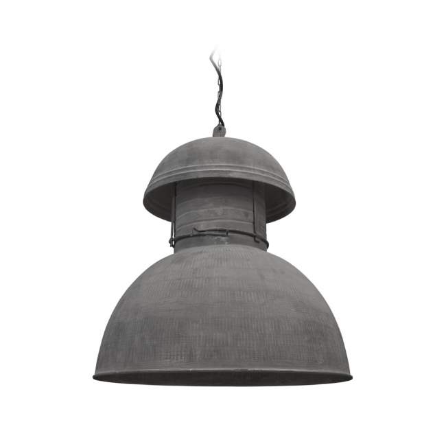 Lampa wisząca rustykalna HK Living Warehouse Ø 56 cm, szara