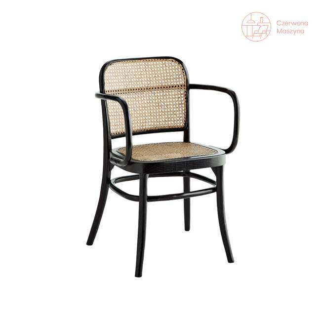 Krzesło z podłokietnikami Madam Stoltz, black