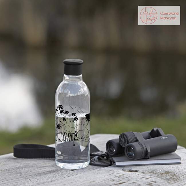 Butelka na wodę Rig-Tig x Moomin 0,75 l, Moomin black