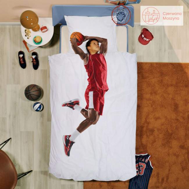 Pościel Snurk Basketball Star Red 135 x 200 cm