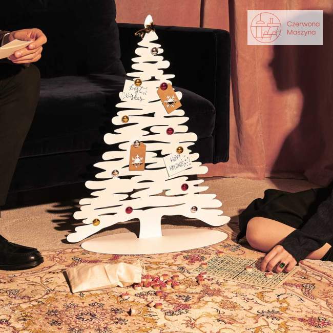 Choinka Alessi Bark For Christmas, 70 cm biała