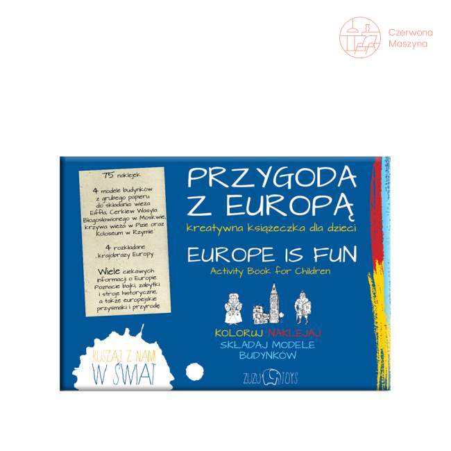 Książeczka kreatywna „Przygoda z Europą” Zuzu Toys