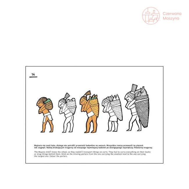 Książeczka kreatywna „Krótka historia starożytnych cywilizacji” Zuzu Toys